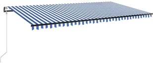 VidaXL Lumarko Automatycznie zwijana markiza, LED i czujnik wiatru, 600x300 cm! 3069171 VidaXL - Markizy - miniaturka - grafika 2