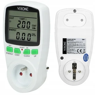 Watomierz Licznik Poboru Prądu Energii Miernik - Multimetry - miniaturka - grafika 4