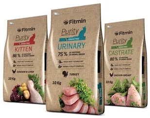 Fitmin Cat Purity Grain Free Urinary 0,4 kg - Sucha karma dla kotów - miniaturka - grafika 4