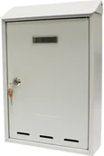 Skrzynki na listy - Metalplus METALPLUS Skrzynka na listy pocztowa szara 3140/2_GREY 3140/2_GREY - miniaturka - grafika 1