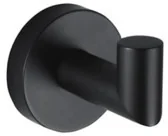 Stella Classic Black haczyk pojedynczy chrom 07.310-B 07.310-B - Wieszaki łazienkowe - miniaturka - grafika 2