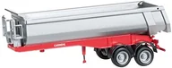 Modele do sklejania - Herpa miniaturowe modele GmbH 076036 002 carnehl-rundmulden-naczepa 2 A pojazdu, czerwony - miniaturka - grafika 1