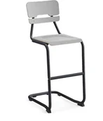 Meble do szkół i przedszkoli - AJ Produkty Krzesło szkolne LEGERE I, H 650 mm, antracyt, szary - miniaturka - grafika 1