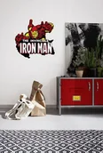 Naklejki na ścianę - Komar Naklejka ścienna Iron Man Comic Classic 14073h 14073h - miniaturka - grafika 1