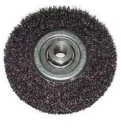 Materiały ścierne - Szczotpol Szczotka tarczowa fi 110 z nakrętką drut kwasoodporny P01A/535 - miniaturka - grafika 1