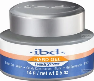 IBD Hard Gel - French Xtreme - Żel budujący - White - 14 g IBDGXEBG - Żele do paznokci - miniaturka - grafika 2