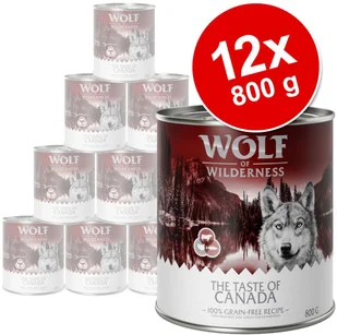 Wolf of Wilderness The Taste Of", 12 x 800 g - NOWOŚĆ! The Taste of Outback - kurczak, wołowina, kangur - Mokra karma dla psów - miniaturka - grafika 2