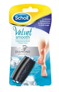 Scholl Wymienne gruboziarniste głowice obrotowe do elektrycznego pilnika - Velvet Smooth Wet&Dry Diamond Crystal - Pielęgnacja stóp - miniaturka - grafika 4