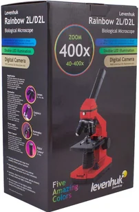 Levenhuk Mikroskop Cyfrowy Rainbow D2L 0.3M, Moonstone 69115 - Mikroskopy i lupy - miniaturka - grafika 3