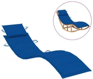 Poduszki ogrodowe - vidaXL Poduszka na leżak, kobaltowa, 186x58x4 cm 314168 - miniaturka - grafika 1