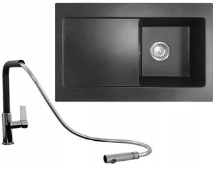 Laveo 6 kolorów Zlewozmywak Granitowy Duża Komora 20 cm - Zlewozmywaki - miniaturka - grafika 33