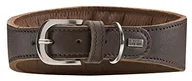Obroże dla psów - HUNTER Hunter Super Soft obroża dla psa, miękka skóra bydlęca, ciemnobrązowy 62506 - miniaturka - grafika 1