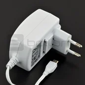 Akcesoria do komputerów jednopłytkowych - Raspberry PI Zasilacz microUSB 5,1V 2,5A 3/2/B+/Zero oryginalny T5875DV - biały ZAS-05629 - miniaturka - grafika 1