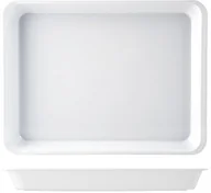 Pozostałe akcesoria kuchenne - H+H H & H wanny z krawędzią, tworzywo sztuczne, biały, 40 x 30 x 4 cm 8731940 - miniaturka - grafika 1