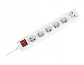 Listwy zasilające - Przedłużacz Elektryczny 5 Gniazd +2xUSB 5,0m 4046 - miniaturka - grafika 1