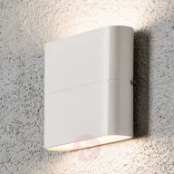 Lampy ogrodowe - Konstmide Kinkiet zewnętrzny LED Chieri 11 cm biały - miniaturka - grafika 1