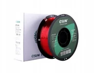 Filamenty i akcesoria do drukarek 3D - eSun eTPU-95A Filament Transparent Czerwony 1.75mm - miniaturka - grafika 1