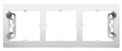 Wyłączniki światła i elektryczne - Kontakt Kontakt_Simon Puszka natynkowa 3-krotna do ramek PREMIUM. Głębokość 35 mm biały DPN3/11 - miniaturka - grafika 1