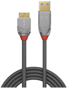 Lindy 36659 Kabel USB 3.0 typ A Micro B Cromo Line 3m LY-36659 - Kable USB - miniaturka - grafika 2