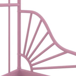 VidaXL Przedłużana rama łóżka różowa metalowa 80x130/200 cm 324743 - Łóżka dla dzieci i młodzieży - miniaturka - grafika 7