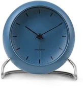 Gadżety dla niej i dla niego - Rosendahl ARNE JACOBSEN Zegarek Stołowy - Budzik Niebieski STONE BLUE 43691 - miniaturka - grafika 1
