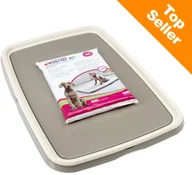 Maty do nauki czystości - Savic Puppy Trainer Starter Set, kuweta i wkładki - M, kuweta i 7 podkładek - miniaturka - grafika 1