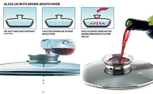 Klausberg Lumarko garnek marmurkowy 22cm kb-7529 3,7l! KB-7529 Kinghoff - Garnki - miniaturka - grafika 2