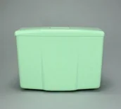 Przyciski spłukujące - Nordaqua Dolnopłuk Zielony w kropki, 9 Litrów, 445 x 340 x 150 mm, polistyren - miniaturka - grafika 1