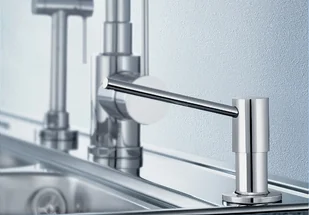 Blanco TORRE Dozownik do płynu - kolor stali PROMO 512594 - Mydelniczki i dozowniki mydła - miniaturka - grafika 4