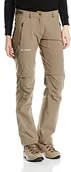 Pozostała odzież narciarska - Vaude Farley Stretch Zip Off T-Zip Damesbroek, coconut, lang, maat 48 40144 - miniaturka - grafika 1