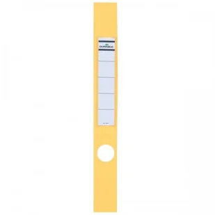 DURABLE 809104 ORDOFIX samoprzylepna kieszonka na segregator 50 mm 40x390 mm żółty op. (10 szt.) 809104 - Artykuły biurowe - miniaturka - grafika 2