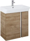 Szafki łazienkowe - Elita 168351 SET podumywalkowa SKYE 60 2D DąB CANELA PDW - miniaturka - grafika 1