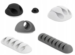 Delock Organizer kabli uchwyt multikolor 6 sztuk 18291 - Maskownice do kabli - miniaturka - grafika 7