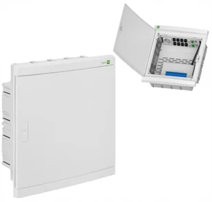 Elektro-Plast NASIELSK Rozdzielnica multimedialna pt Elegant RP 2X12 IP40 drzwi białe 2435-20 2435-20 - Rozdzielnie elektryczne - miniaturka - grafika 2