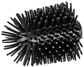 Akcesoria do wc - Wenko WENKO 22242100 do silikonu uchwyt na szczotkę, głowa szczotki do WC-zestawy do krótkich szyldów i, czarna, 7,5 x 7,5 x 9,3 cm 22242100 - miniaturka - grafika 1