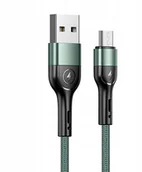 Kable USB - USAMS Kabel pleciony U55 2A micro Usb for set U55 - miniaturka - grafika 1
