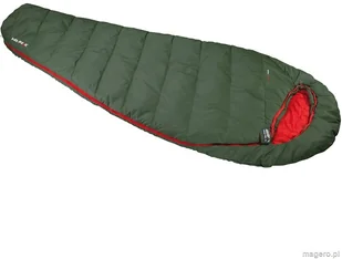 High Peak Pak 1000 Sleeping Bag, zielony Left Zipper 2022 Śpiwory syntetyczne 23250 - Śpiwory - miniaturka - grafika 2