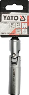 Yato Nasadka do świec uniwersalna 3/8"""" 14 mm 12PT YT-38512 YT-38512 - Klucze i nasadki - miniaturka - grafika 2