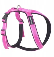 Szelki dla psów - Ami Play Szelki Reflective Grand XXL 69-93cm Różowe - miniaturka - grafika 1
