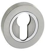 Klamki - Nomet Szyld drzwiowy Wiki na wkładkę nikiel/chrom - miniaturka - grafika 1