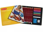 Pozostałe akcesoria dla plastyków - Derwent Zestaw do Rysowania Pastel Collection 24 Elementy 0700301 - miniaturka - grafika 1
