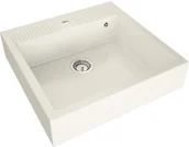 Zlewozmywaki - AXIS GROUP Zlew Antiga 1-komorowy pure white - miniaturka - grafika 1