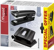 Dziurkacze - Maped zestaw zszywacz i dziurkacz - miniaturka - grafika 1