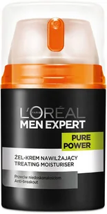 Loreal MEN EXPERT PURE POWER 15+ krem nawilżający PRZECIW NIEDOSKONAŁO - Kosmetyki do pielęgnacji twarzy męskie - miniaturka - grafika 5