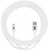 Kable USB - Samsung Juice Juice Ładowarka micro USB 3 m i kabel do synchronizacji z systemem Android Galaxy S7, S6, S5, Huawei, Xiaomi, Nokia, Sony, Nexus, HTC, Kindle - biały JUI-CABLE-MICRO-3M-RND-WHT - miniaturka - grafika 1