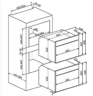 Piekarnik do zabudowy Smeg SF4102MCS - Piekarniki do zabudowy - miniaturka - grafika 3