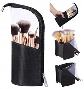 Etui na pędzle organizer kosmetyczka podróżna - Kosmetyczki, organizery i kuferki - miniaturka - grafika 4