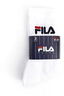 Fila Skarpety TENNIS SOCKS 3 Pary WHITE - F9505-300 F9505-300 - Skarpetki męskie - miniaturka - grafika 2