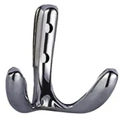 Wieszaki łazienkowe - AWD Interior Wieszak ścienny łazienkowy CHROM - miniaturka - grafika 1