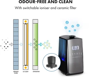 Nawilżacz powietrza Klarstein XJ3-VapoAirOpalSmart - Nawilżacze powietrza - miniaturka - grafika 8